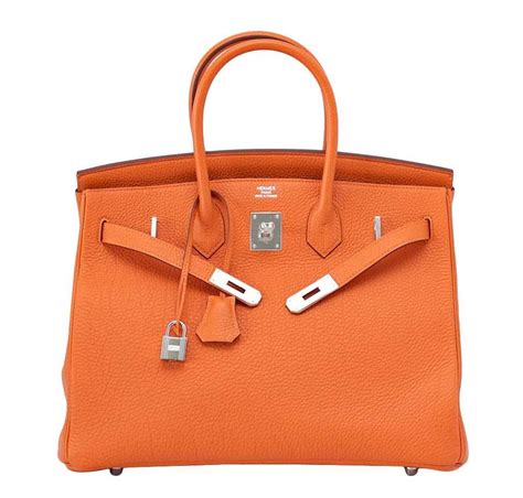 hermes birkin 35 orange togo